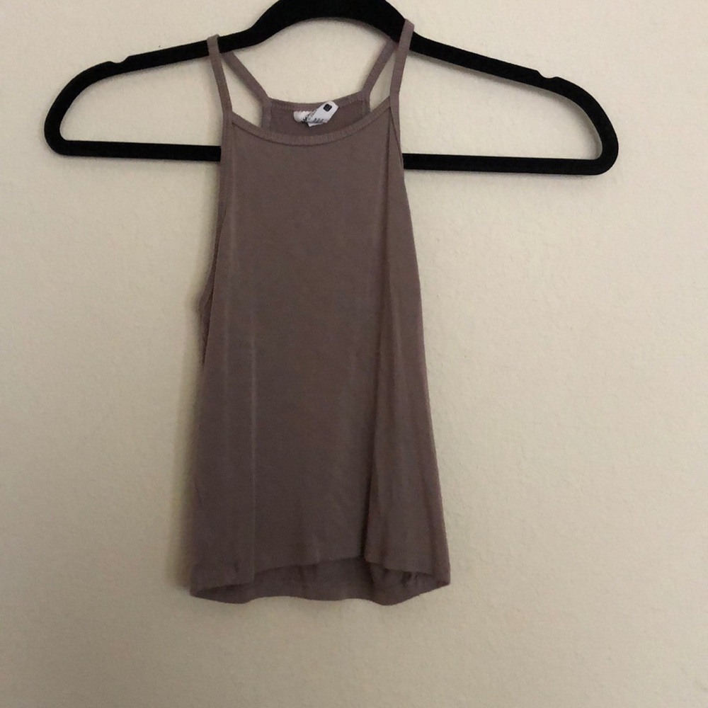 Brown tank top